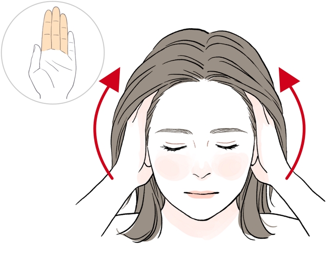 頭皮マッサージの効果と方法