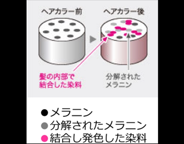 カラー剤の種類について